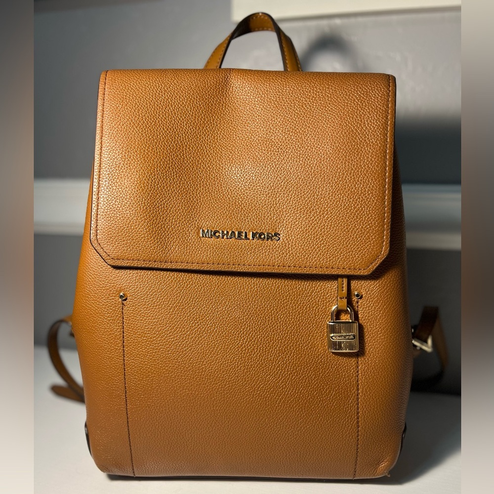 Michael Kors Hayes Leather Backpack